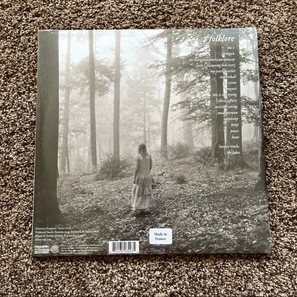 NEW Taylor Swift Folklore Vinyl - Picture 3 of 4